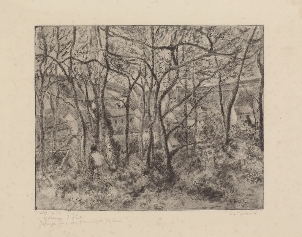 Paysage Sous Bois A Lhermitage Pontoise