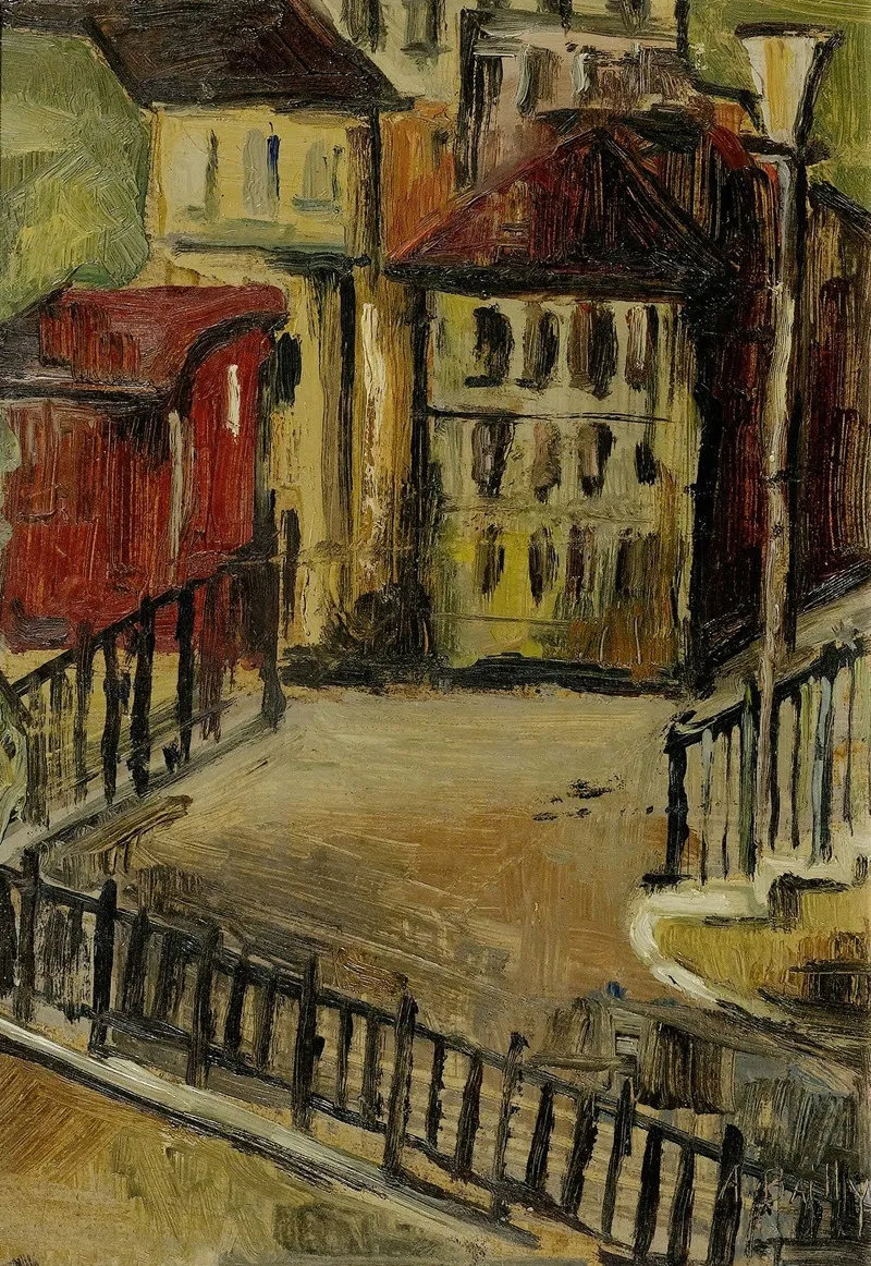 Paysage Urbain by Alice Bailly - Canvas Print