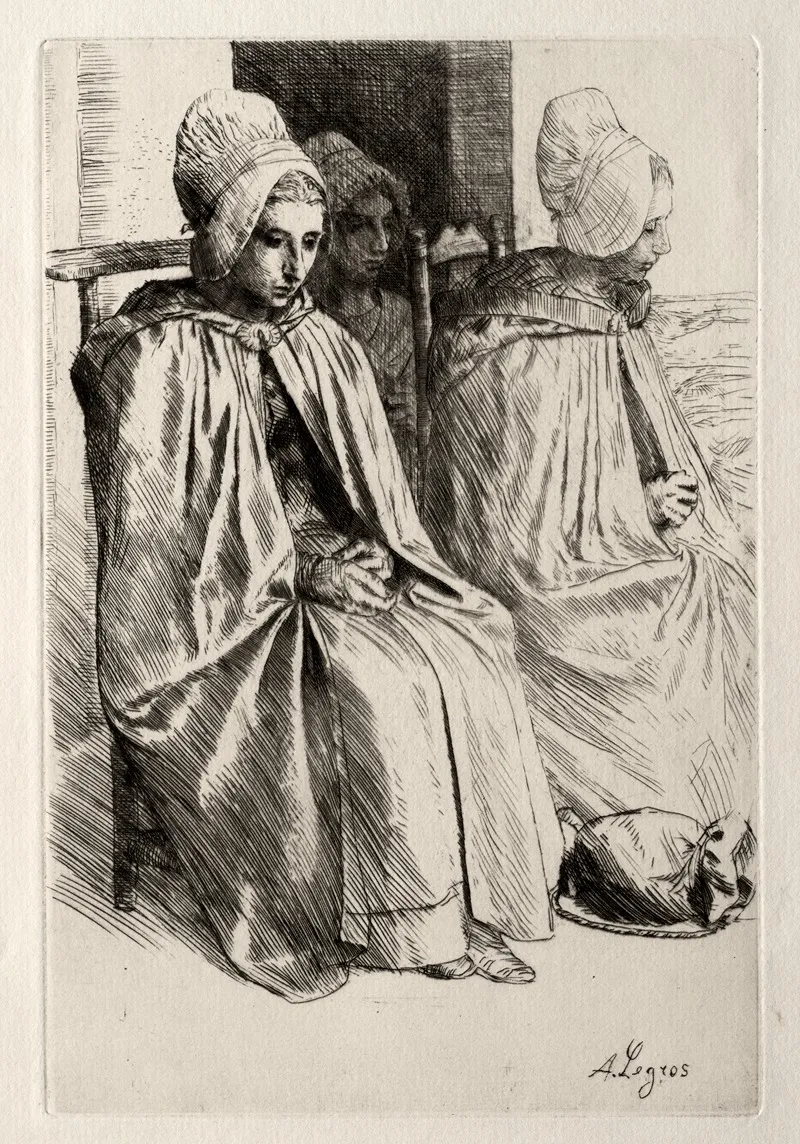 Peasant Woman In The Neighborhood Of Boulogne