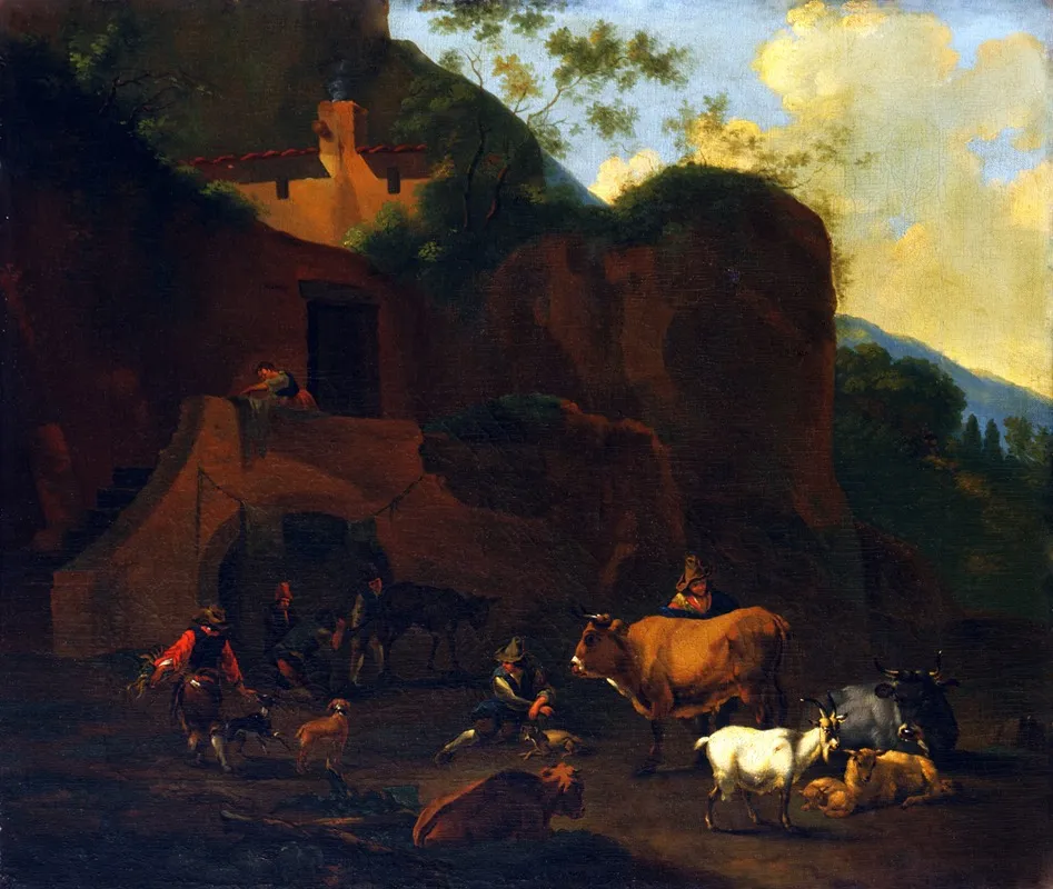 Peasants And Cattle