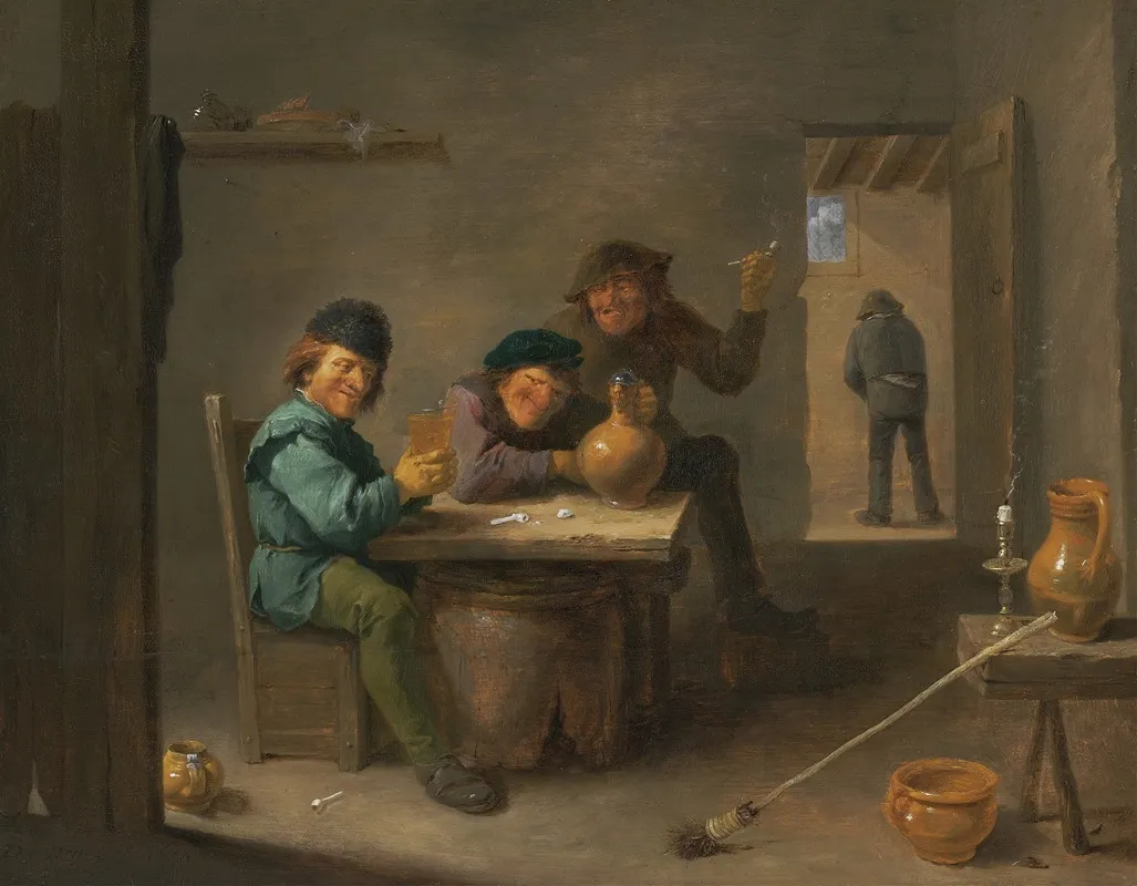 Peasants In A Tavern