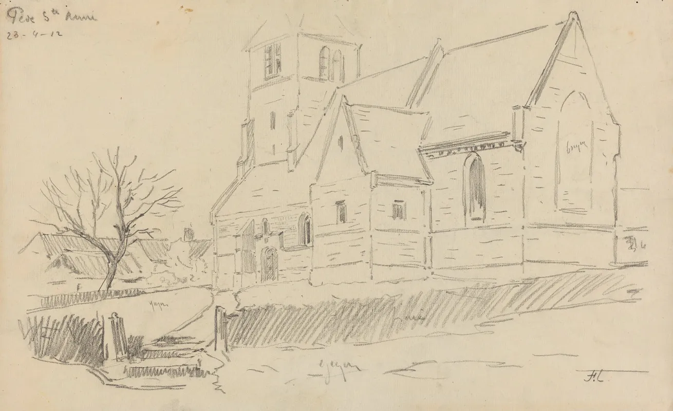 Pede Sainte Anne Eglise Du Village