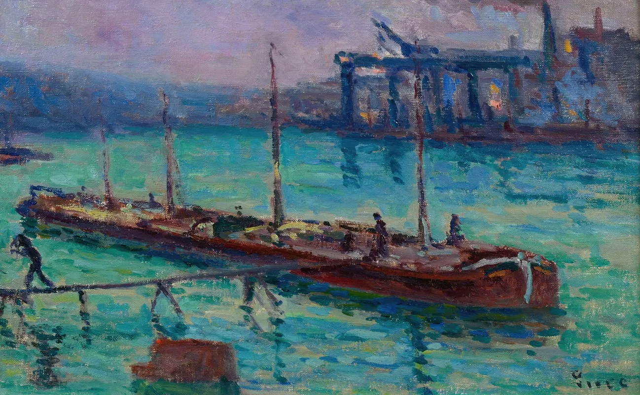 Peniche Au Bord De La Seine