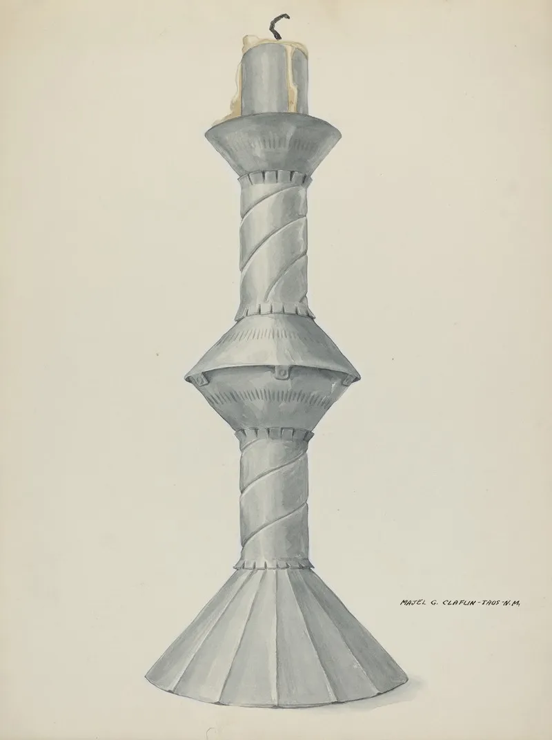 Penitente Altar Candle Stick