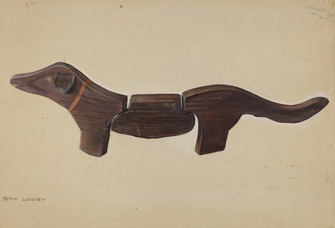 Pennsylvania German Toy Dachshund