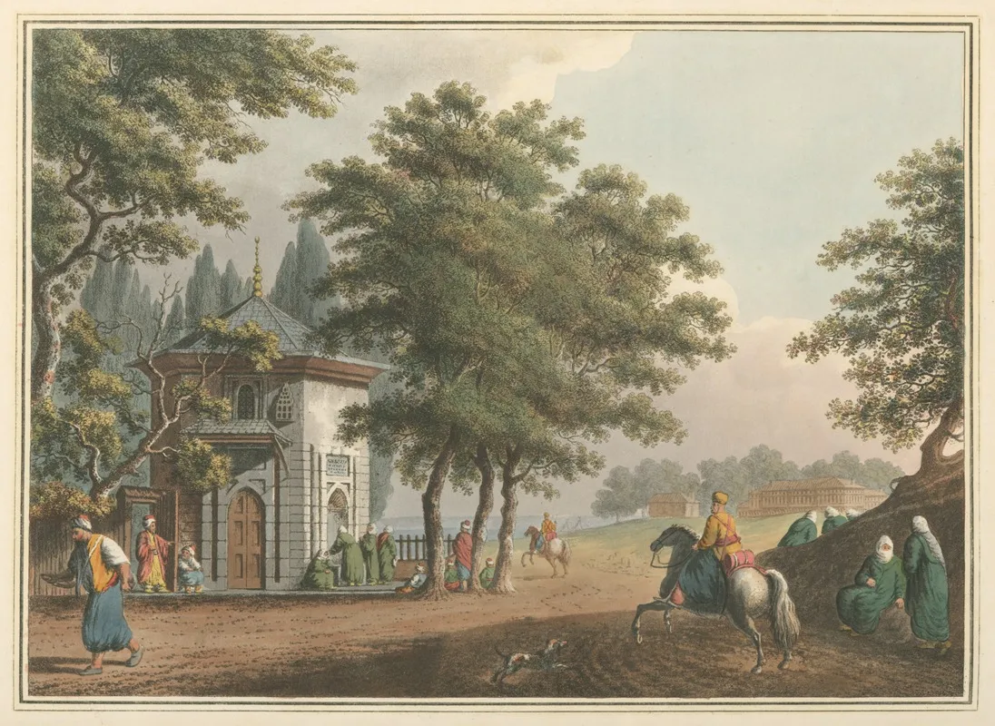 Pera by Luigi Mayer - Canvas Print