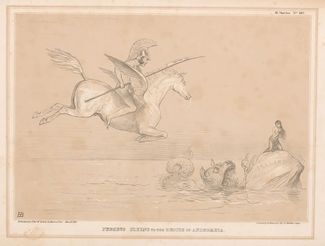 Perseus Flying To The Rescue Of Andromeda 2