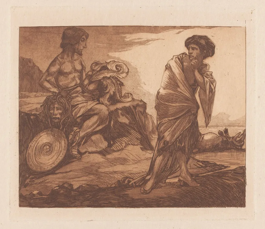 Perseus Met Het Hoofd Van Medusa