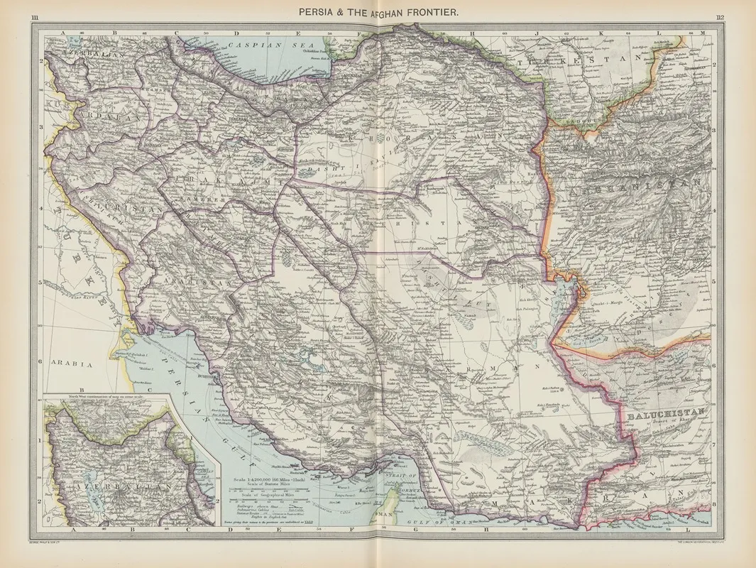 Persia And The Afghan Frontier by Amalgamated Press - Canvas Print