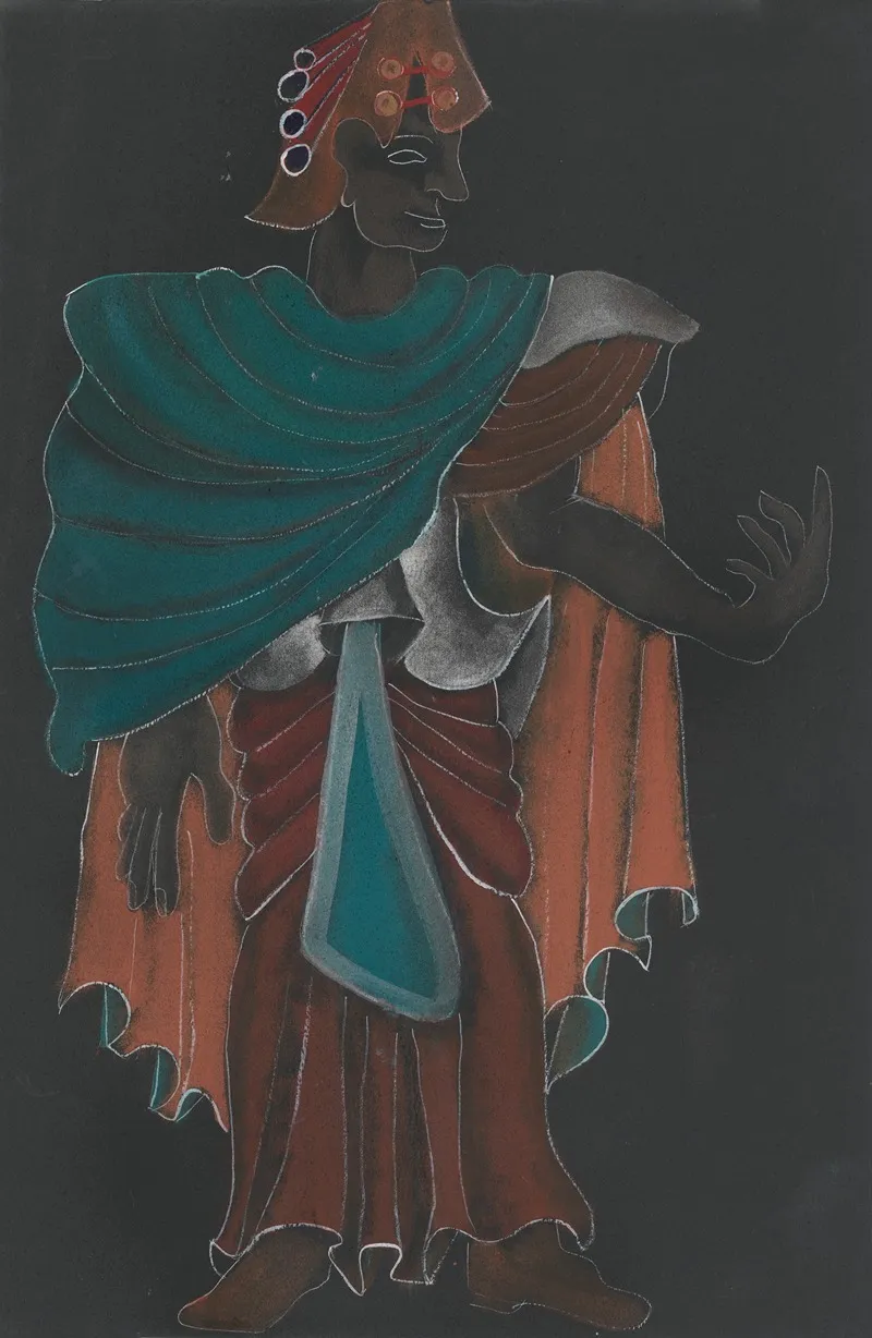 Personage 3 by Lon Landau - Canvas Print