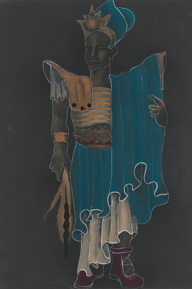 Personage 4 by Lon Landau - Canvas Print