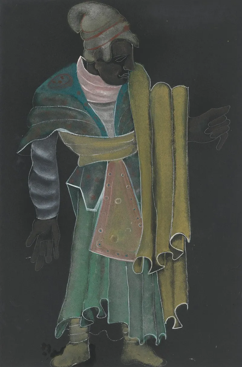 Personage 5 by Lon Landau - Canvas Print