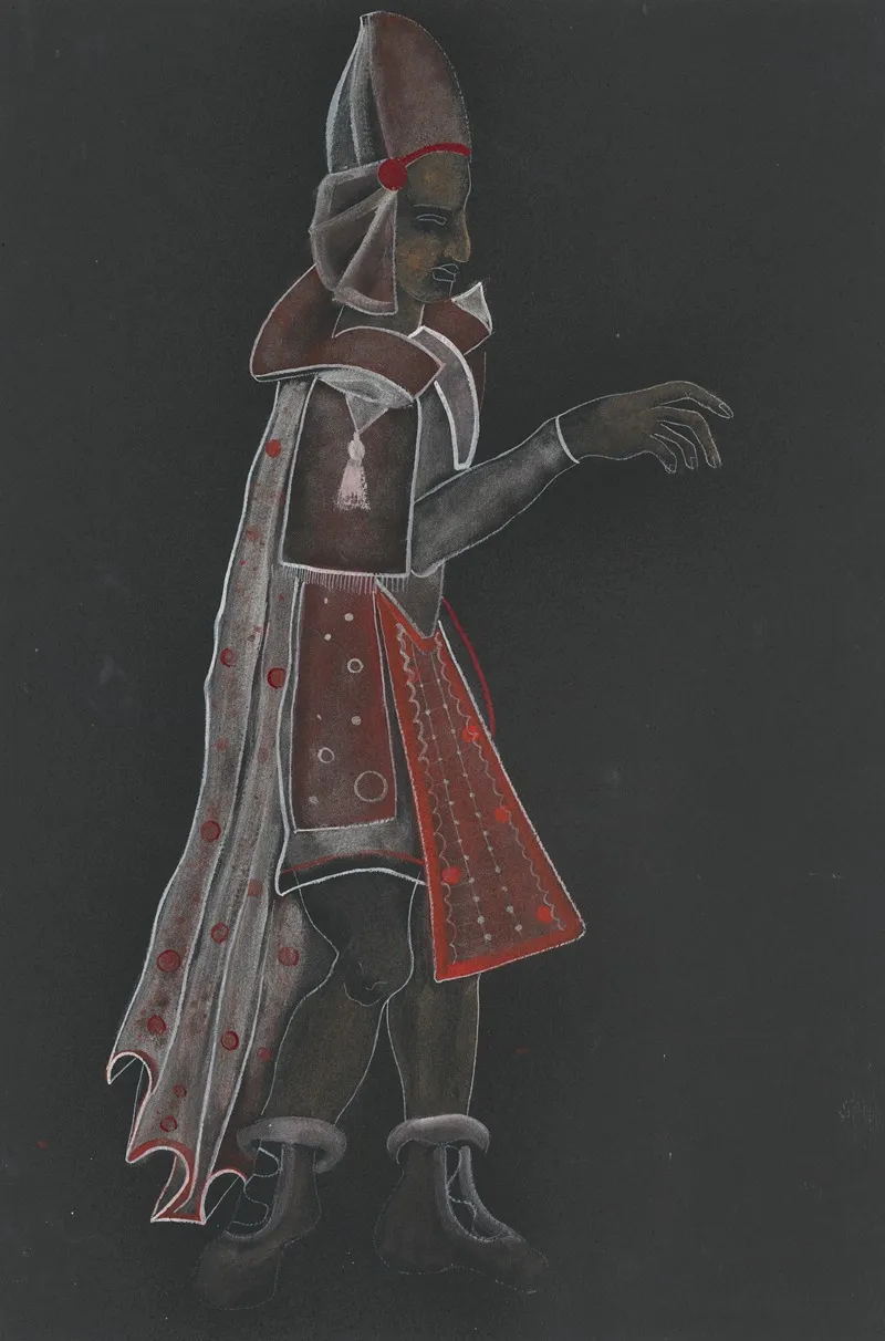 Personage 6 by Lon Landau - Canvas Print