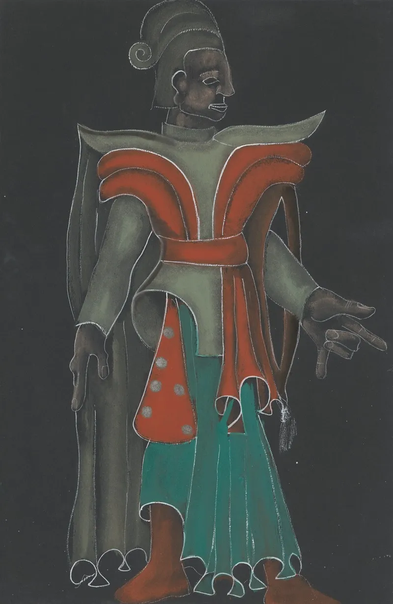 Personage 7 by Lon Landau - Canvas Print