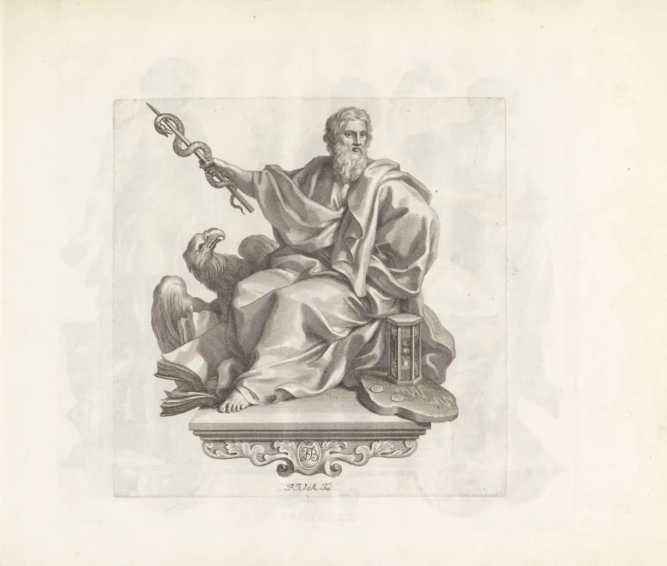 Personicatie Van Een Rechter by Robert van Audenaerde - Canvas Print
