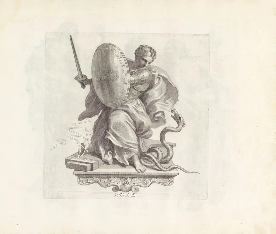 Personificatie Van Bescherming by Robert van Audenaerde - Canvas Print