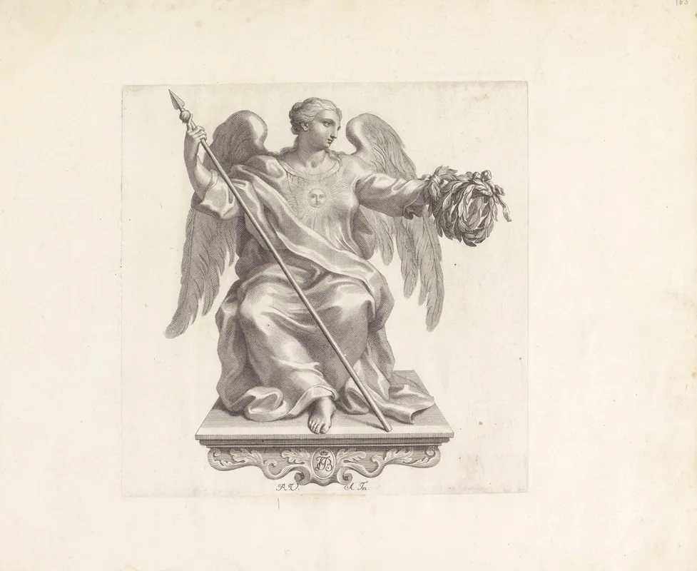 Personificatie Van De Deugd by Robert van Audenaerde - Canvas Print