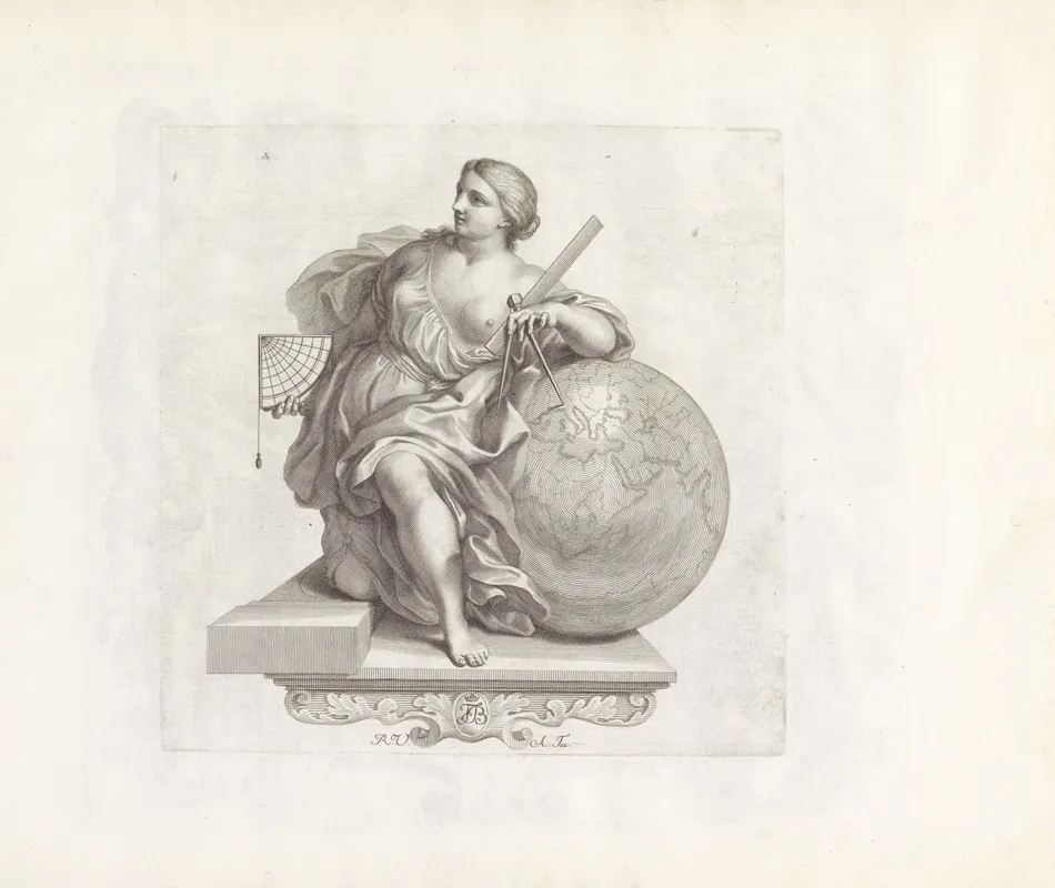 Personificatie Van De Geografie by Robert van Audenaerde - Canvas Print