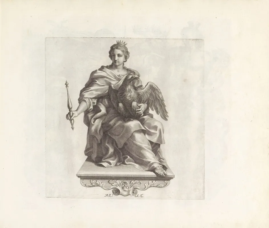 Personificatie Van De Koninklijke Souvereiniteit by Robert van Audenaerde - Canvas Print