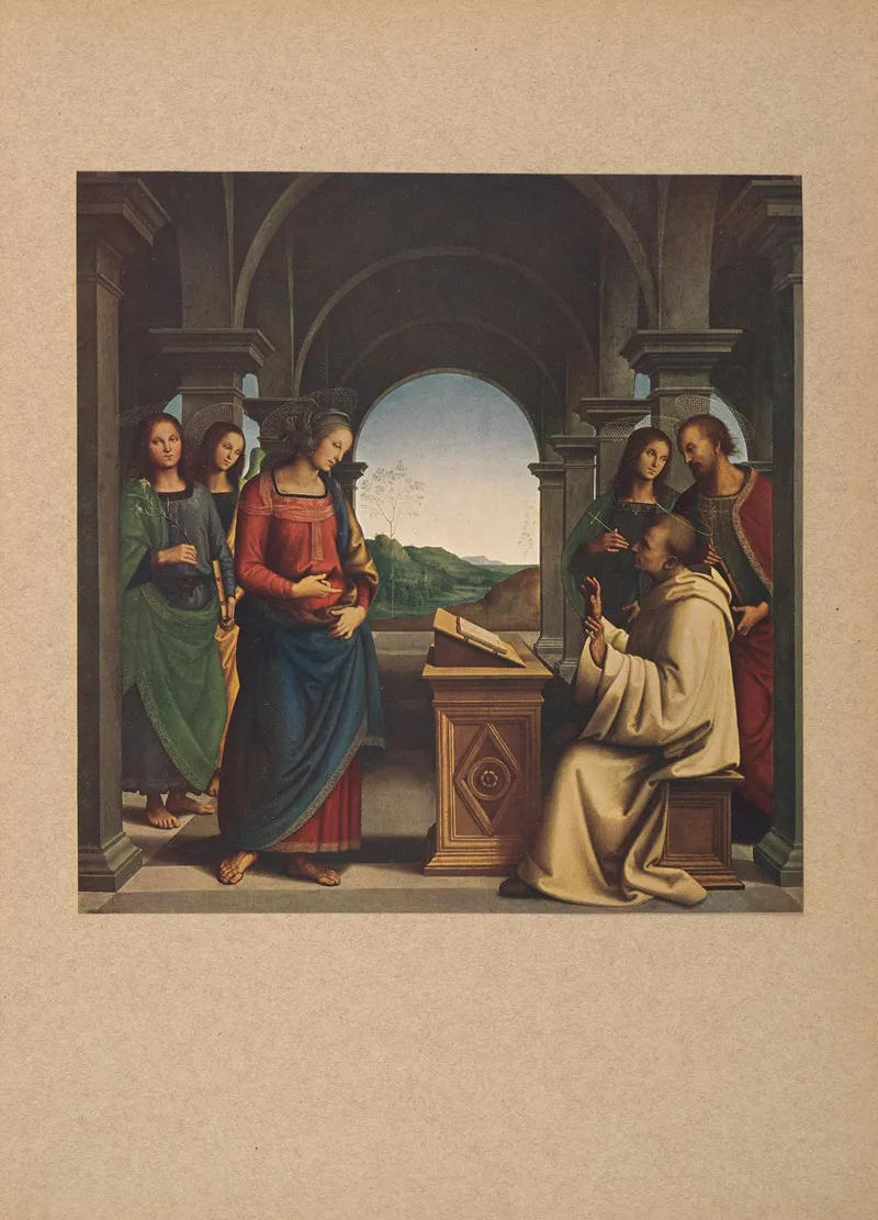 Perugino? ?visione? ?di? ?s ? ?bernardo