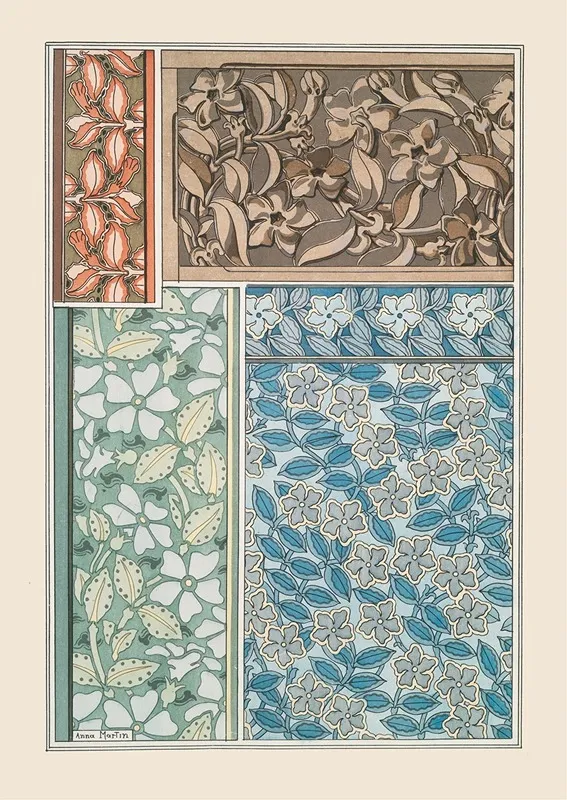 Pervenche 3 by Maurice Pillard Verneuil - Canvas Print