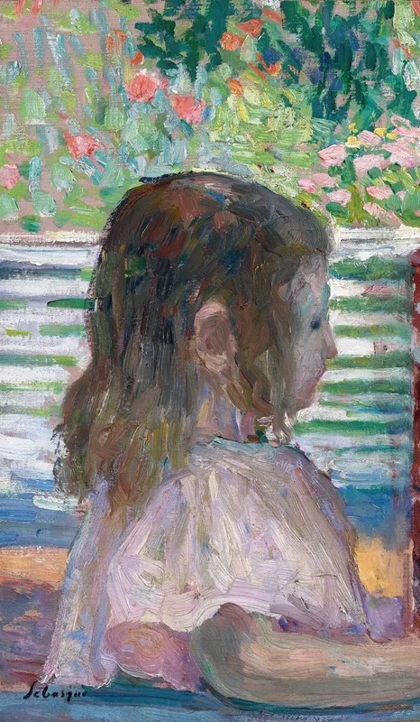 Petite Tete De Profil by Henri Lebasque - Canvas Print