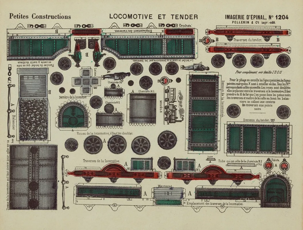 Petites Constructions Locomotive Et Tender