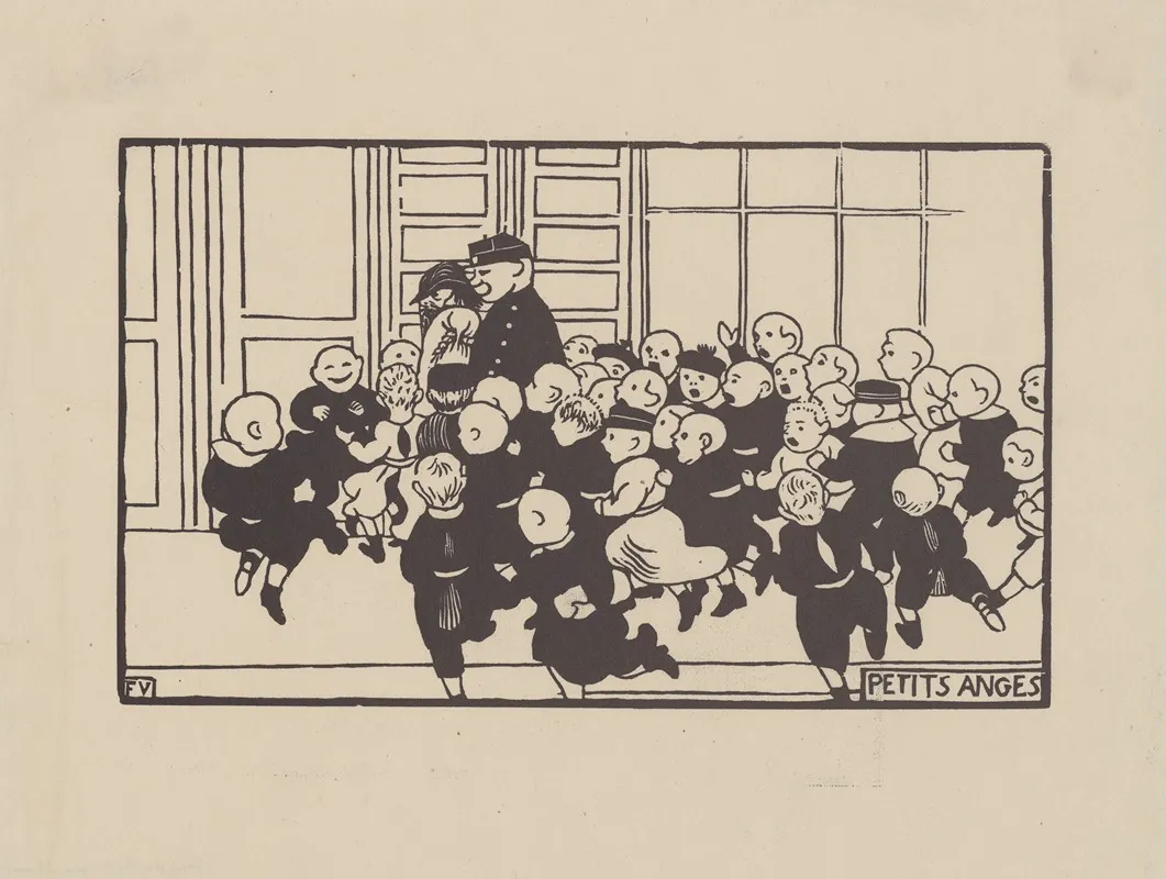 Petits Anges by Félix Vallotton - Canvas Print