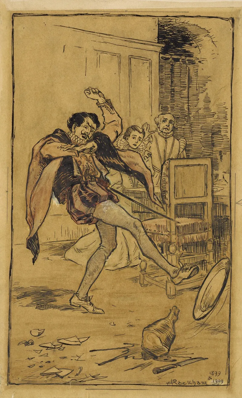 Petruchio Throws The Meat About The Floor