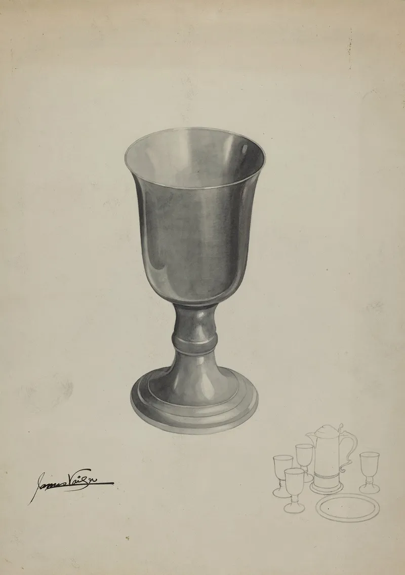 Pewter Chalice 6