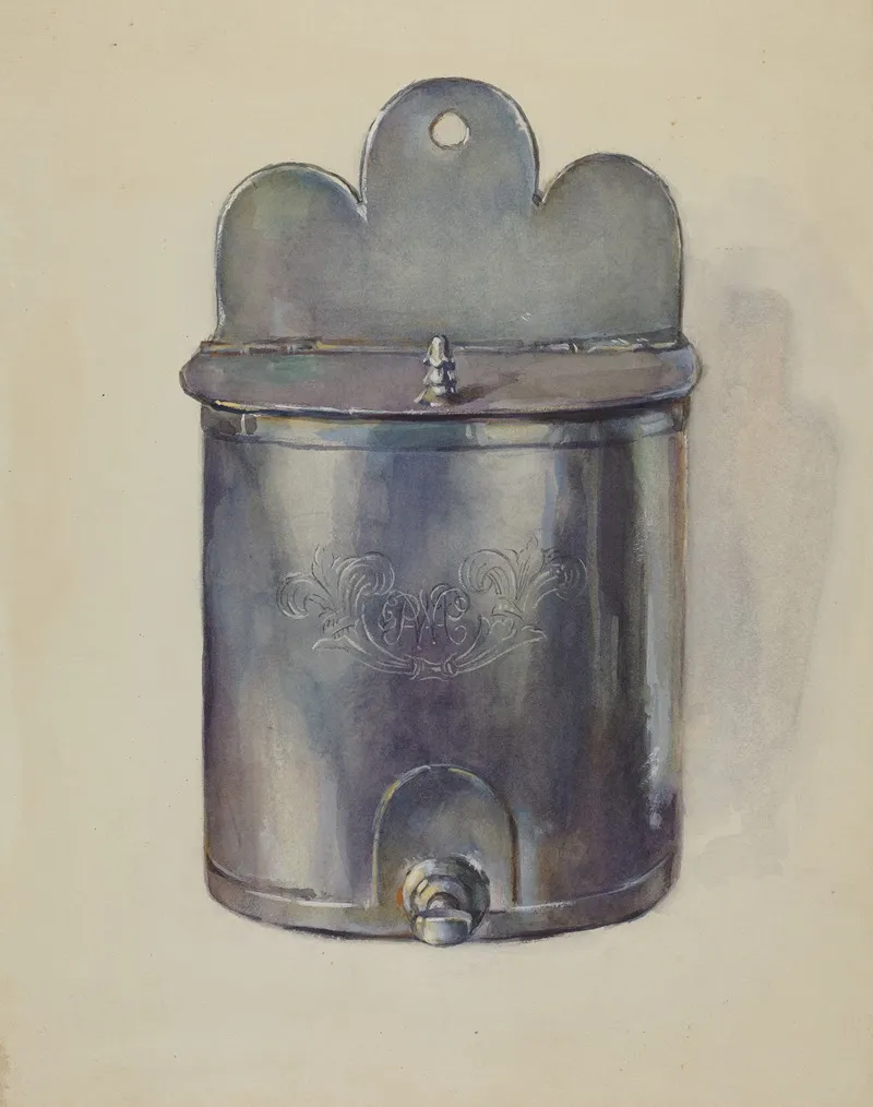 Pewter Ewer by John Dixon - Canvas Print