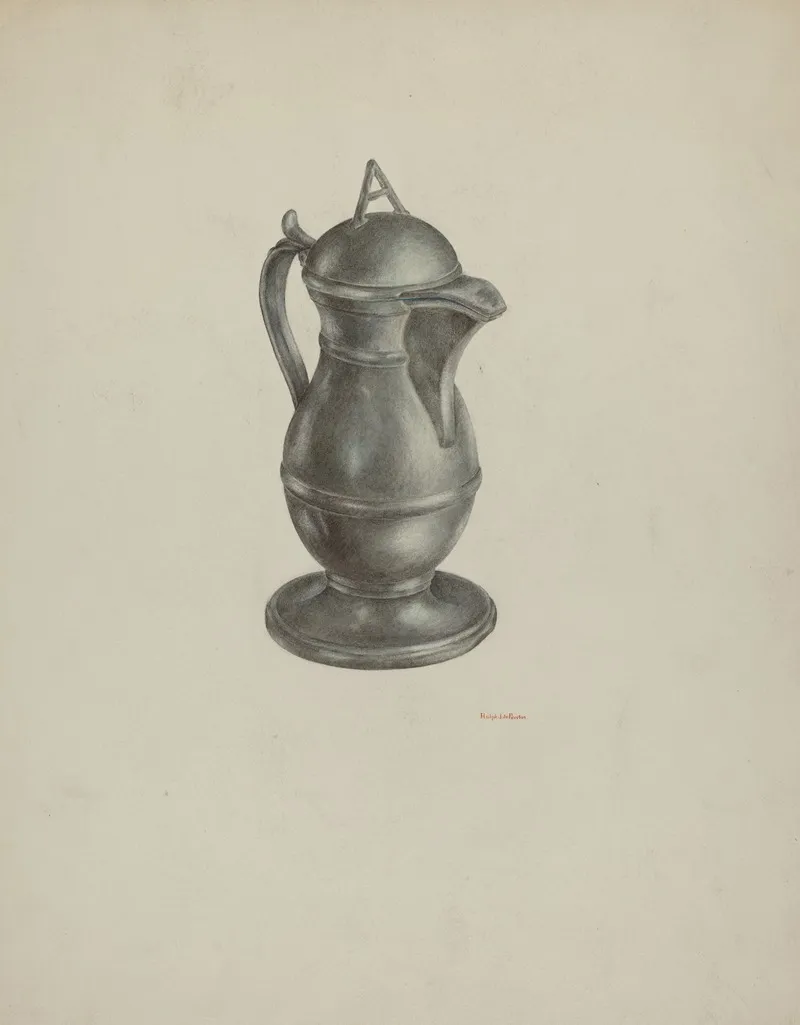 Pewter Jar by R.J. De Freitas - Canvas Print