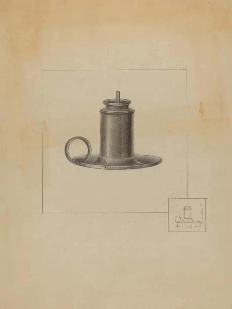 Pewter Lamp