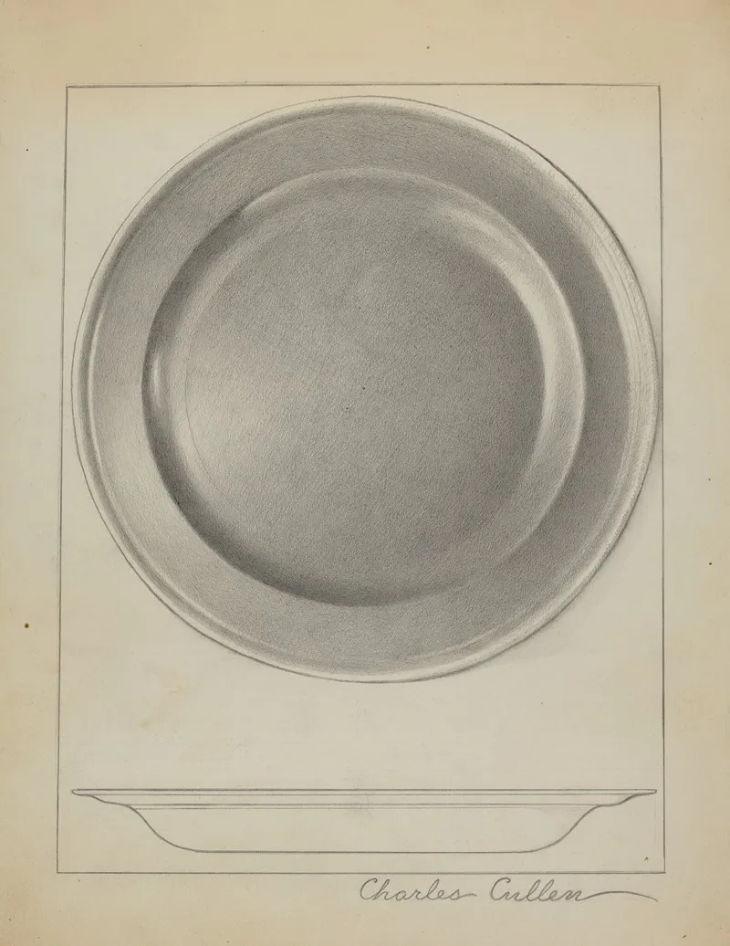 Pewter Plate
