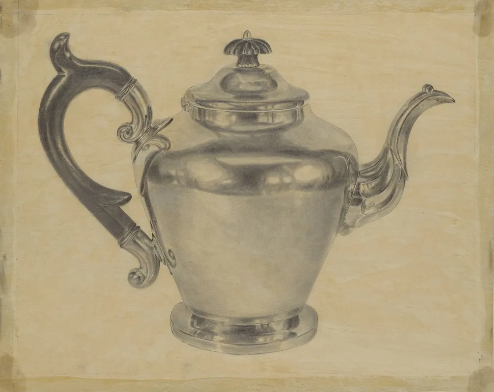 Pewter Teapot 18