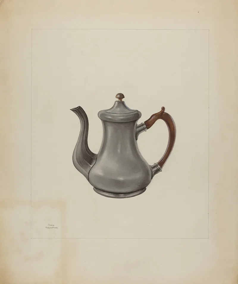 Pewter Teapot 23