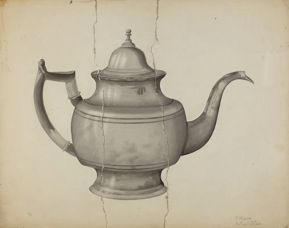 Pewter Teapot 27