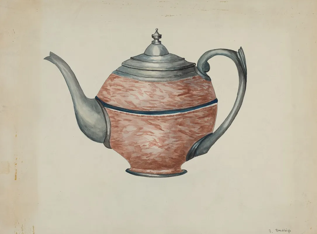 Pewter Teapot 5