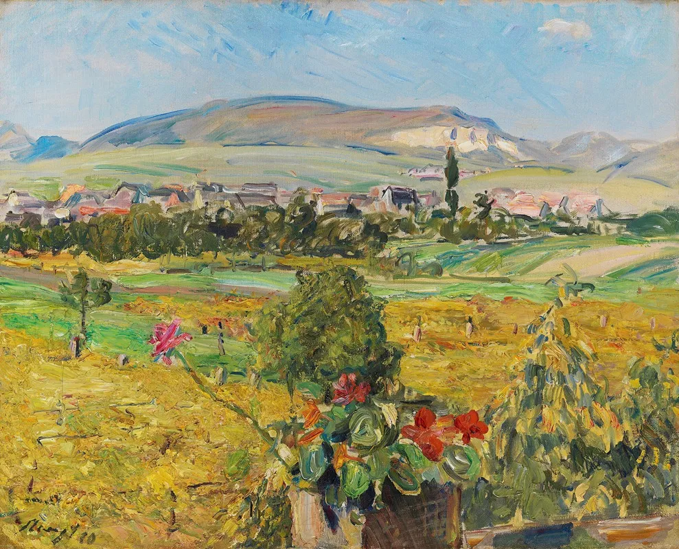 Pfalzer Landschaft by Max Slevogt - Canvas Print
