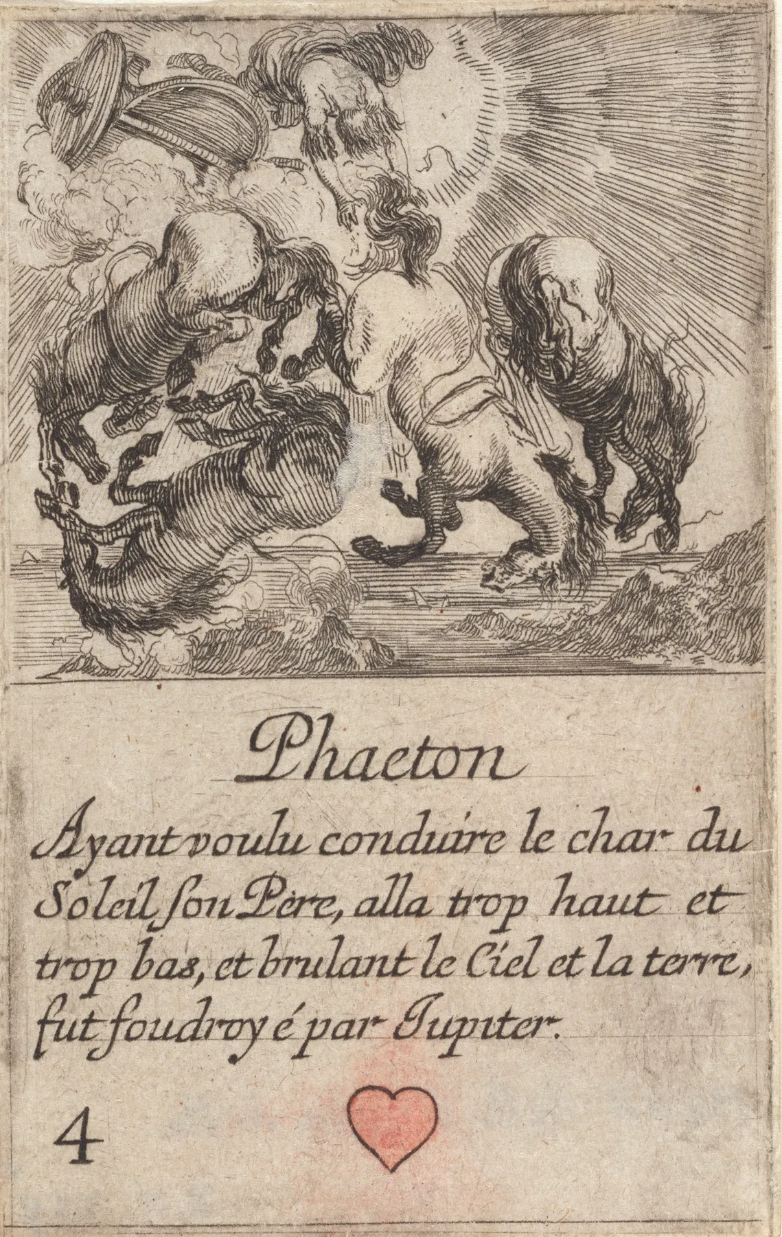 Phaeton 2 by Stefano Della Bella - Canvas Print