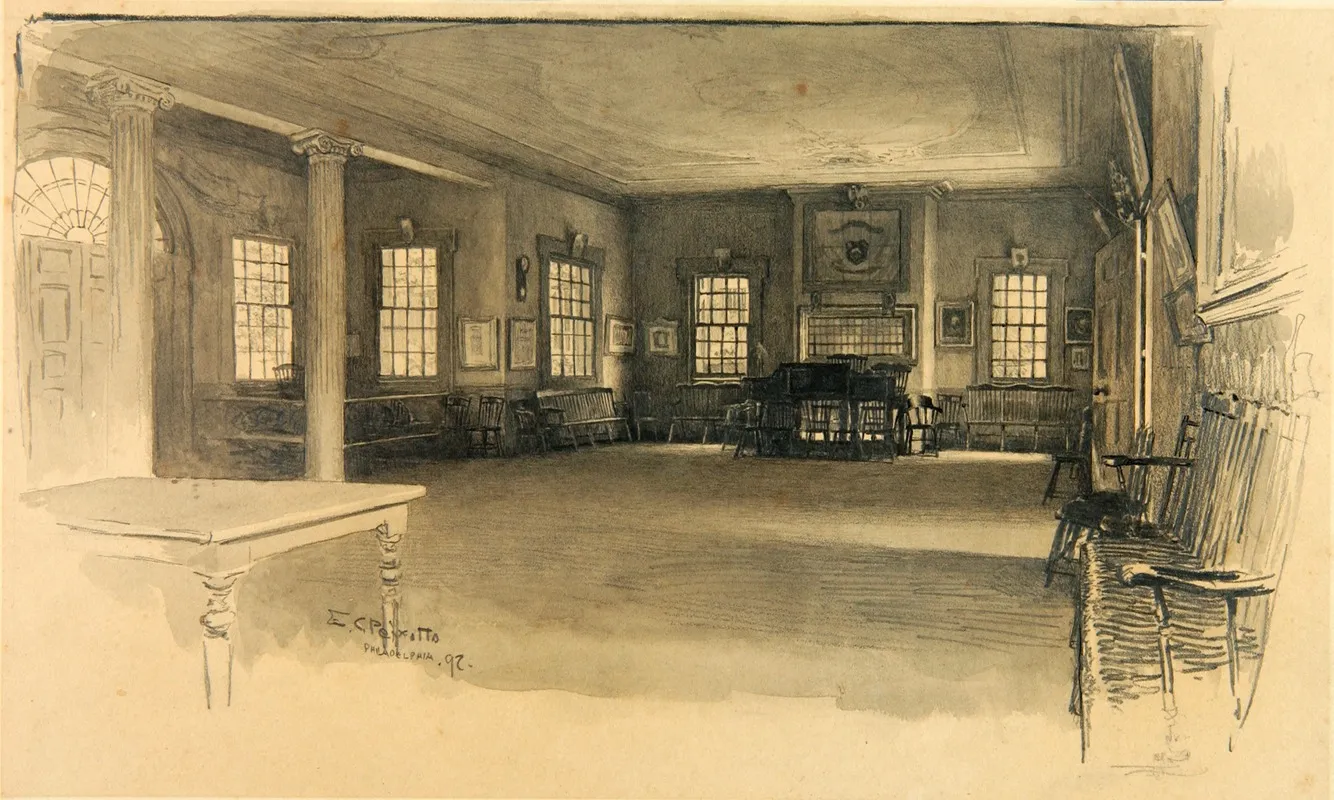 Philadelphia 3 by Ernest Peixotto - Canvas Print