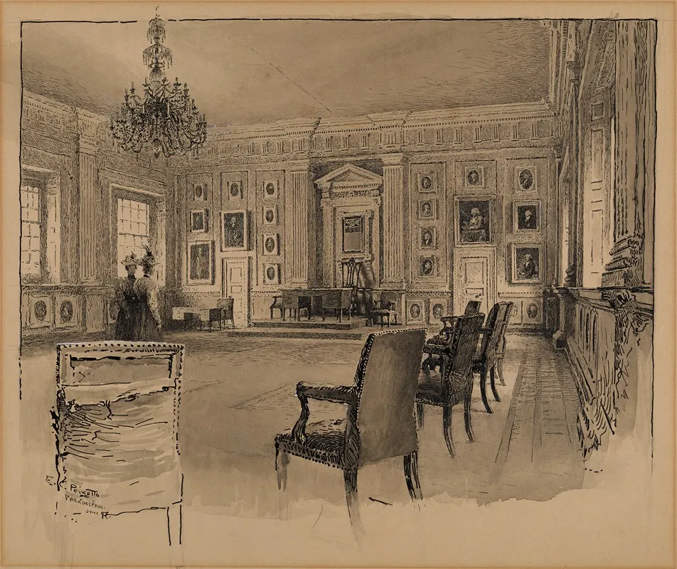 Philadelphia Pennsylvania by Ernest Peixotto - Canvas Print