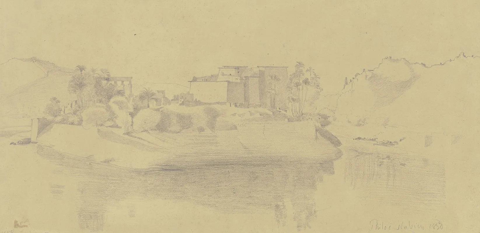 Philae 2 by Wilhelm Gentz - Canvas Print