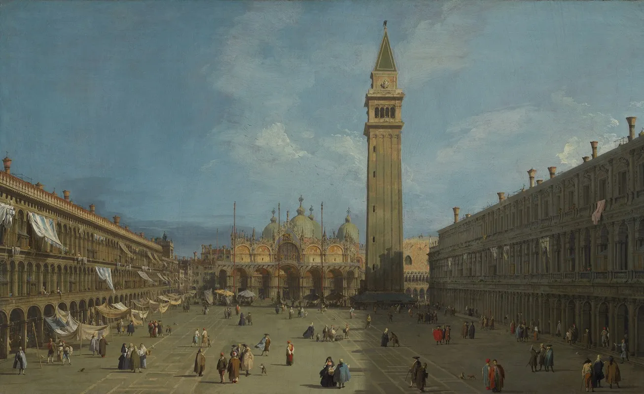 Piazza San Marco 3 by Canaletto - Canvas Print