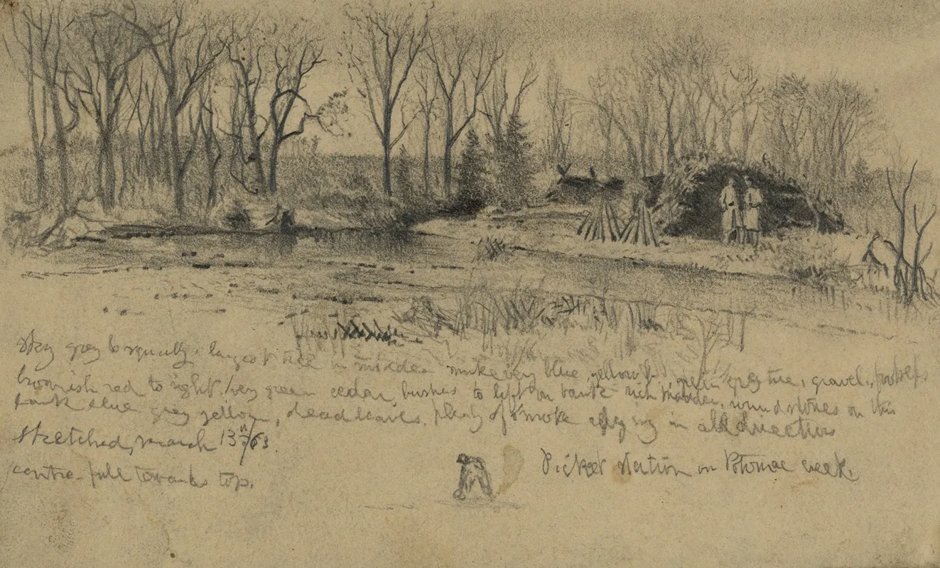 Picket Station On Potomac Creek