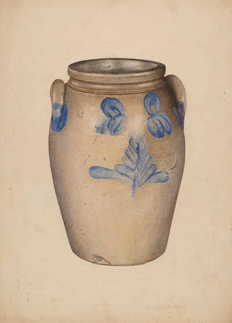 Pickle Jar by Frances Godfrey - Canvas Print