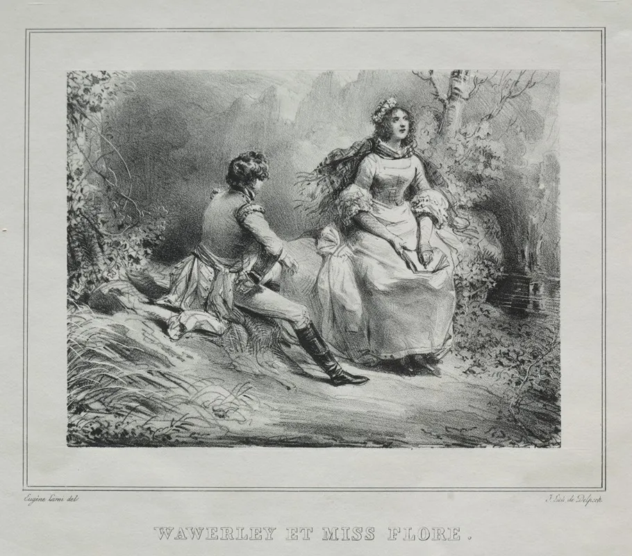 Picturesque Views Of Scotland Waverly And Miss Flora