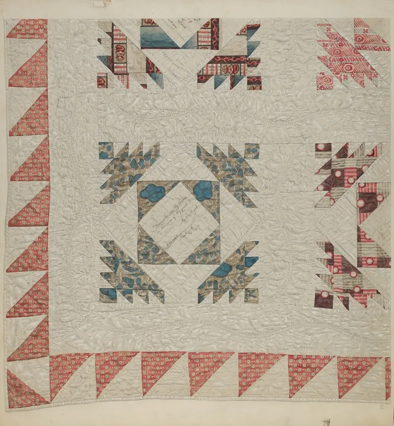 Pieced Quilt by Douglas Campbell - Canvas Print