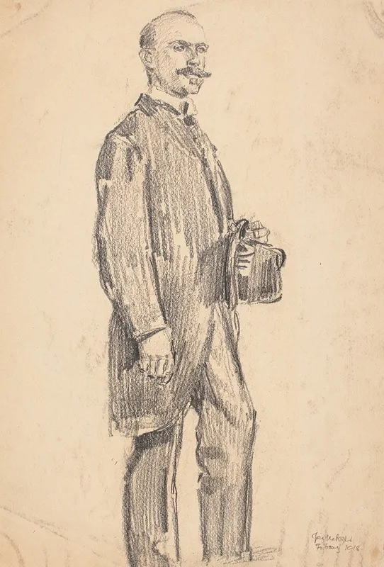 Pierre Aeby by Józef Mehoffer - Canvas Print