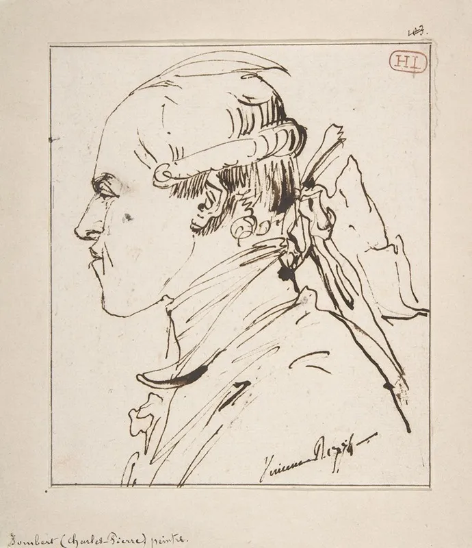 Pierre Charles Jombert by François-André Vincent - Canvas Print